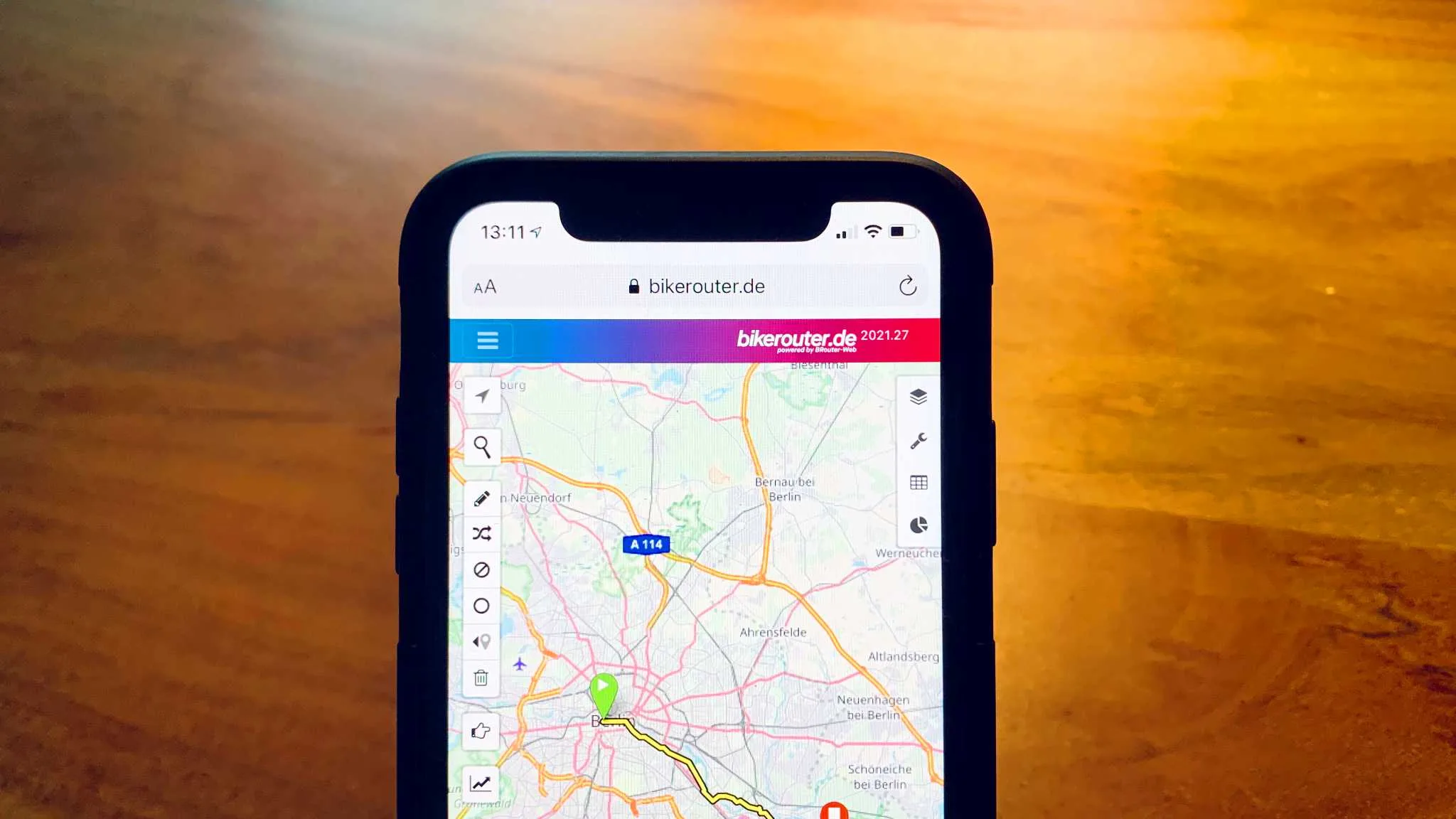 Die beste Fahrrad Navigation - bikerouter.de