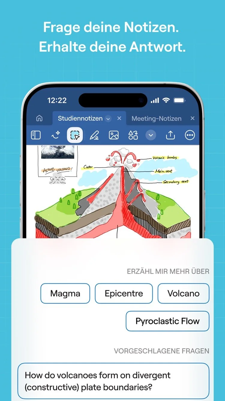 GoodNotes – Handschriftliche Notizen auf dem iPad mit Apple Pencil.