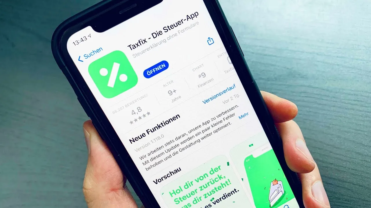 Taxfix: Steuererklärung per iPhone App